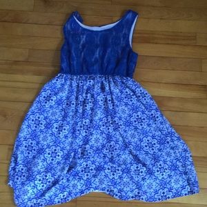 Ashley Ann Girls Blue Dress